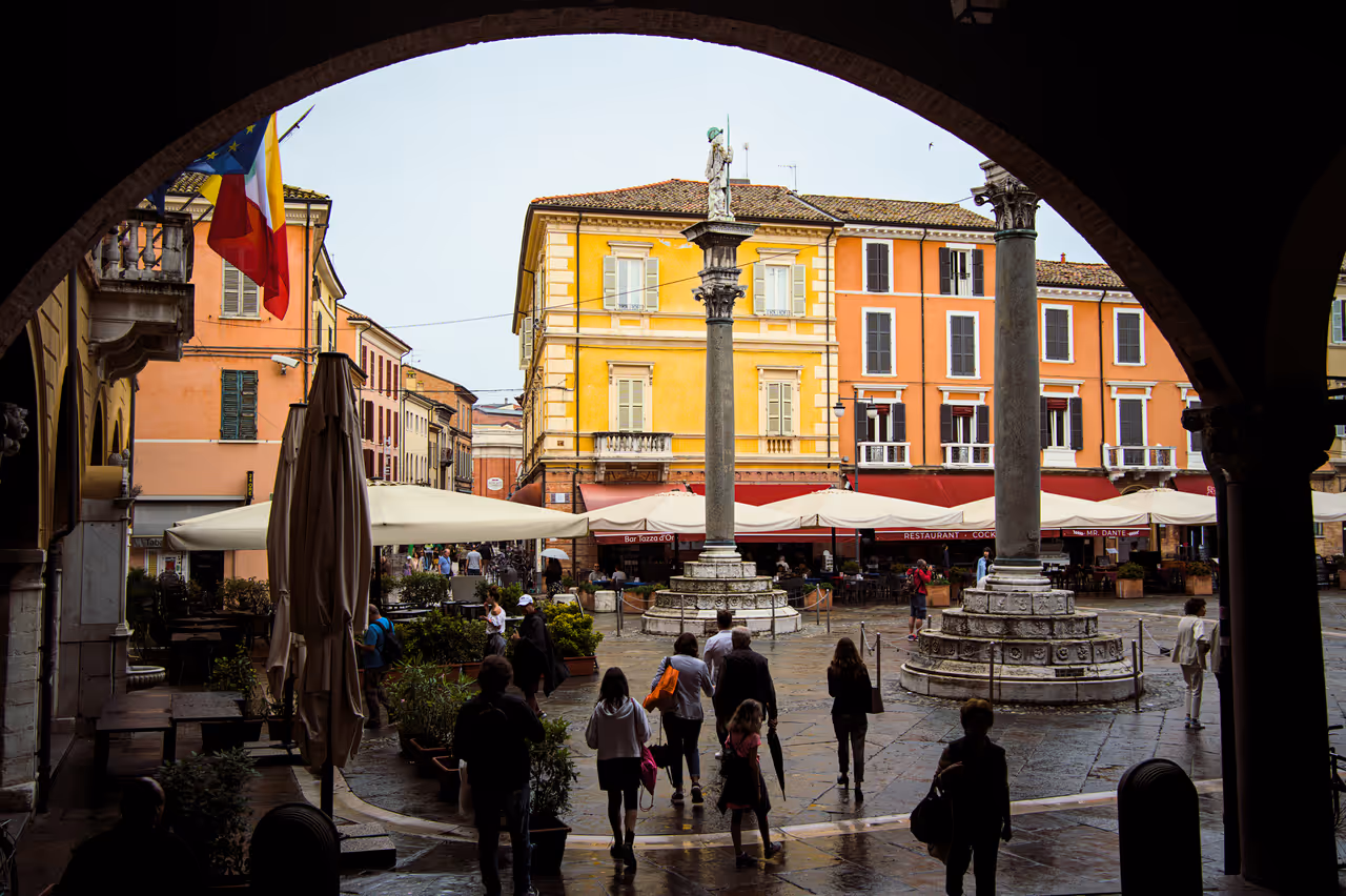 People's square in Ravenna