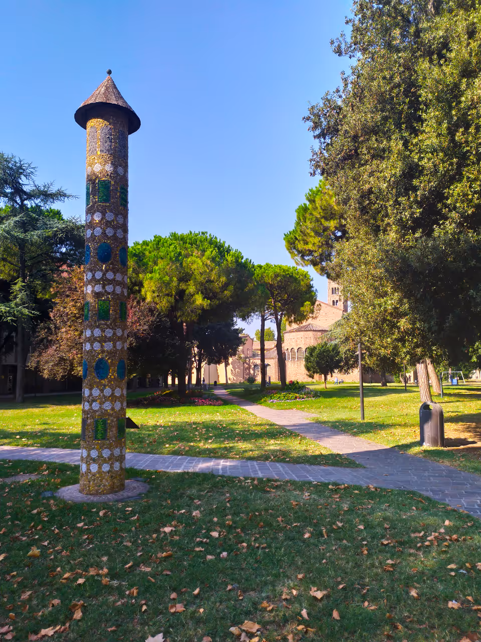 Public garden in Ravenna