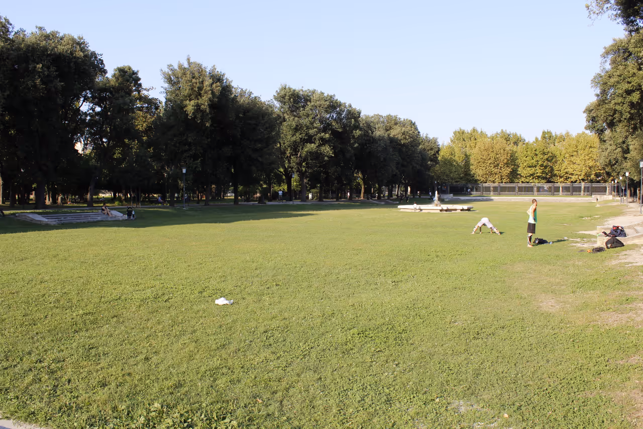 Public garden in Ravenna