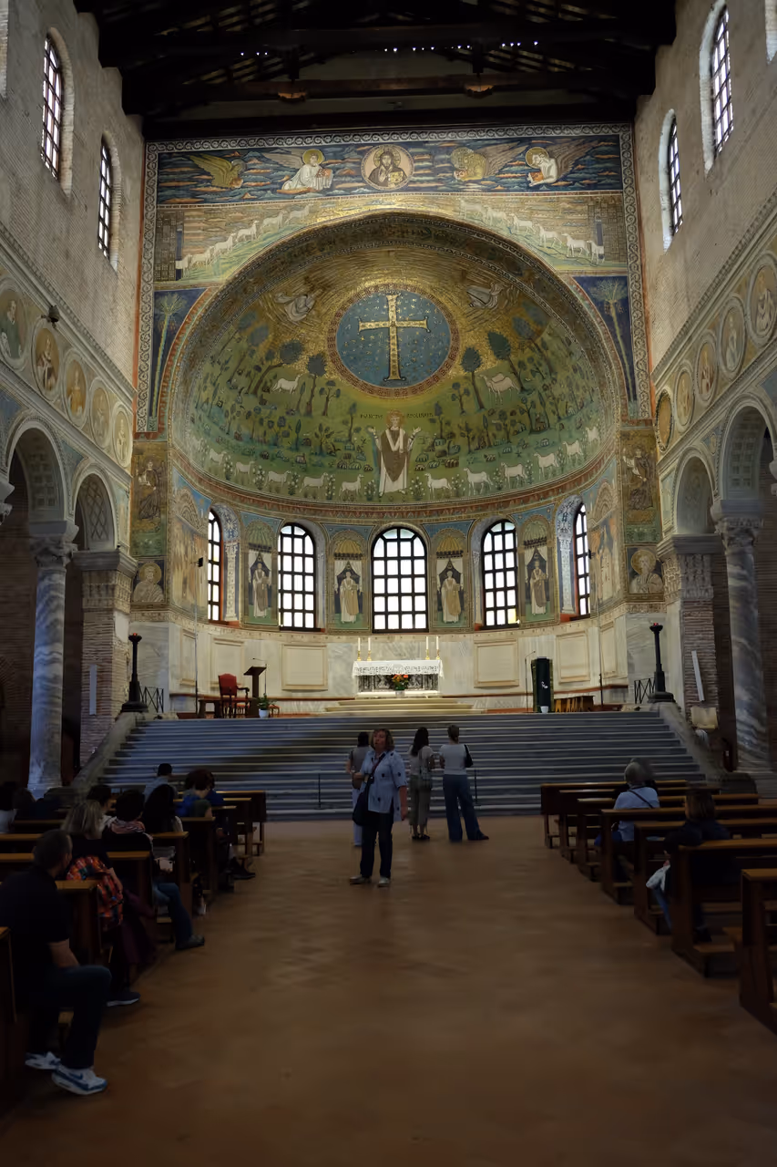 Basilica of sant'apollinare in classe in Ravenna