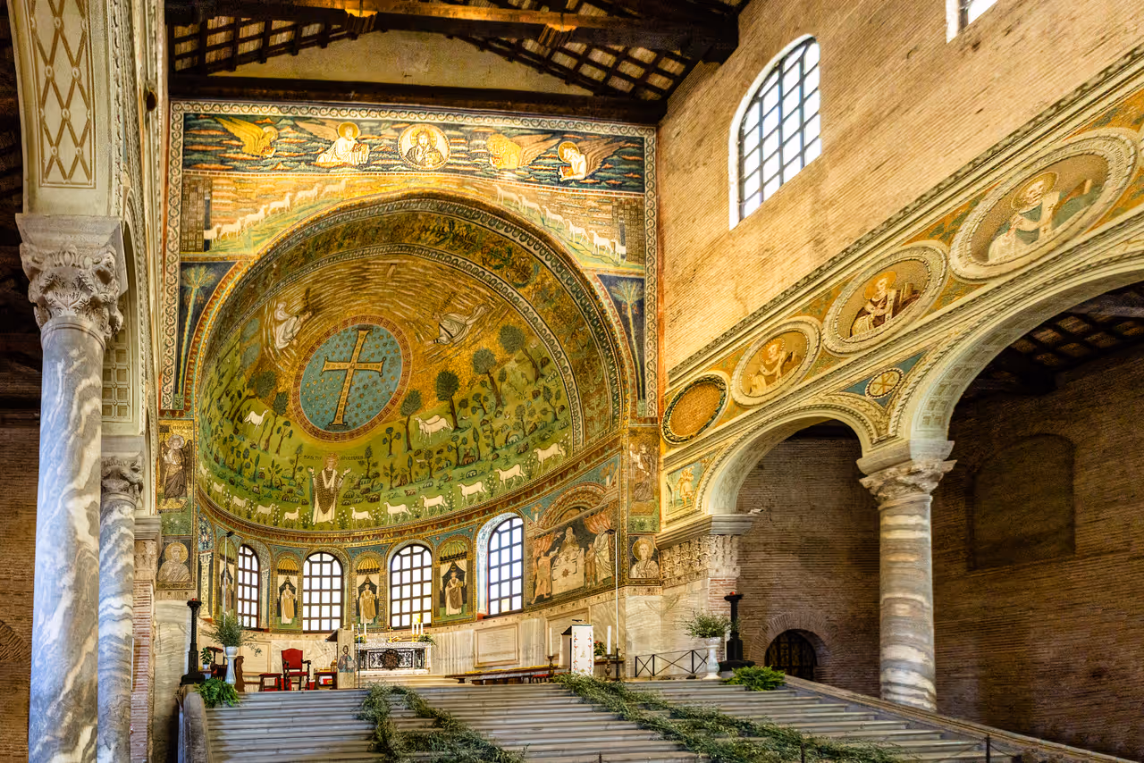 Basilica of sant'apollinare in classe in Ravenna
