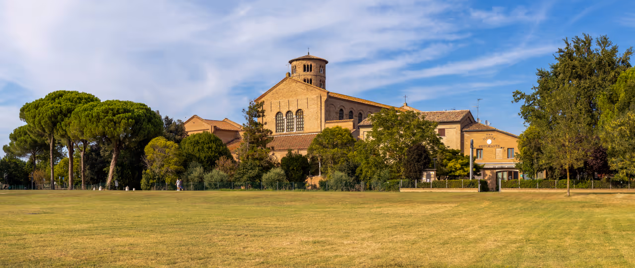 Basilica of sant'apollinare in classe in Ravenna