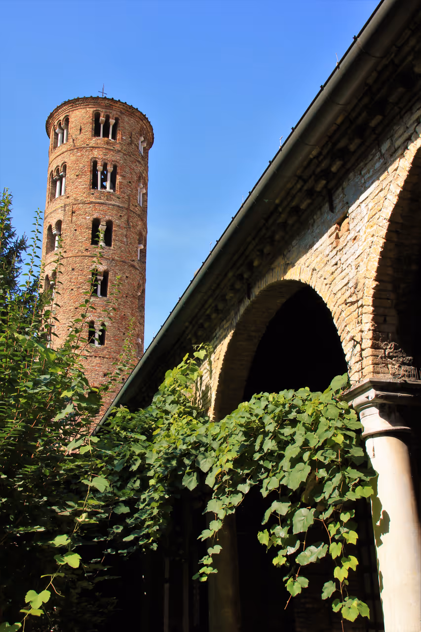 Basilica of sant'apollinare nuovo in Ravenna