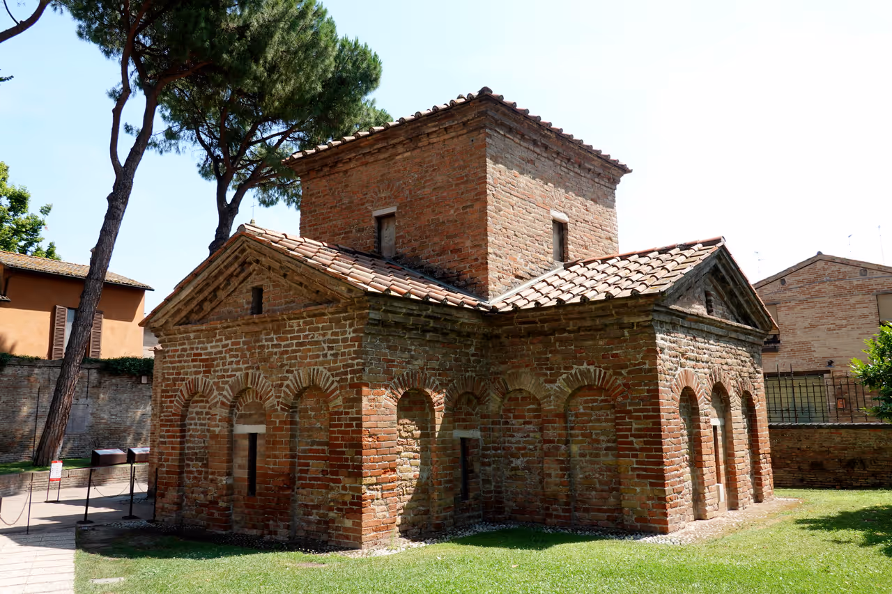 Mausoleum of galla placidia in Ravenna