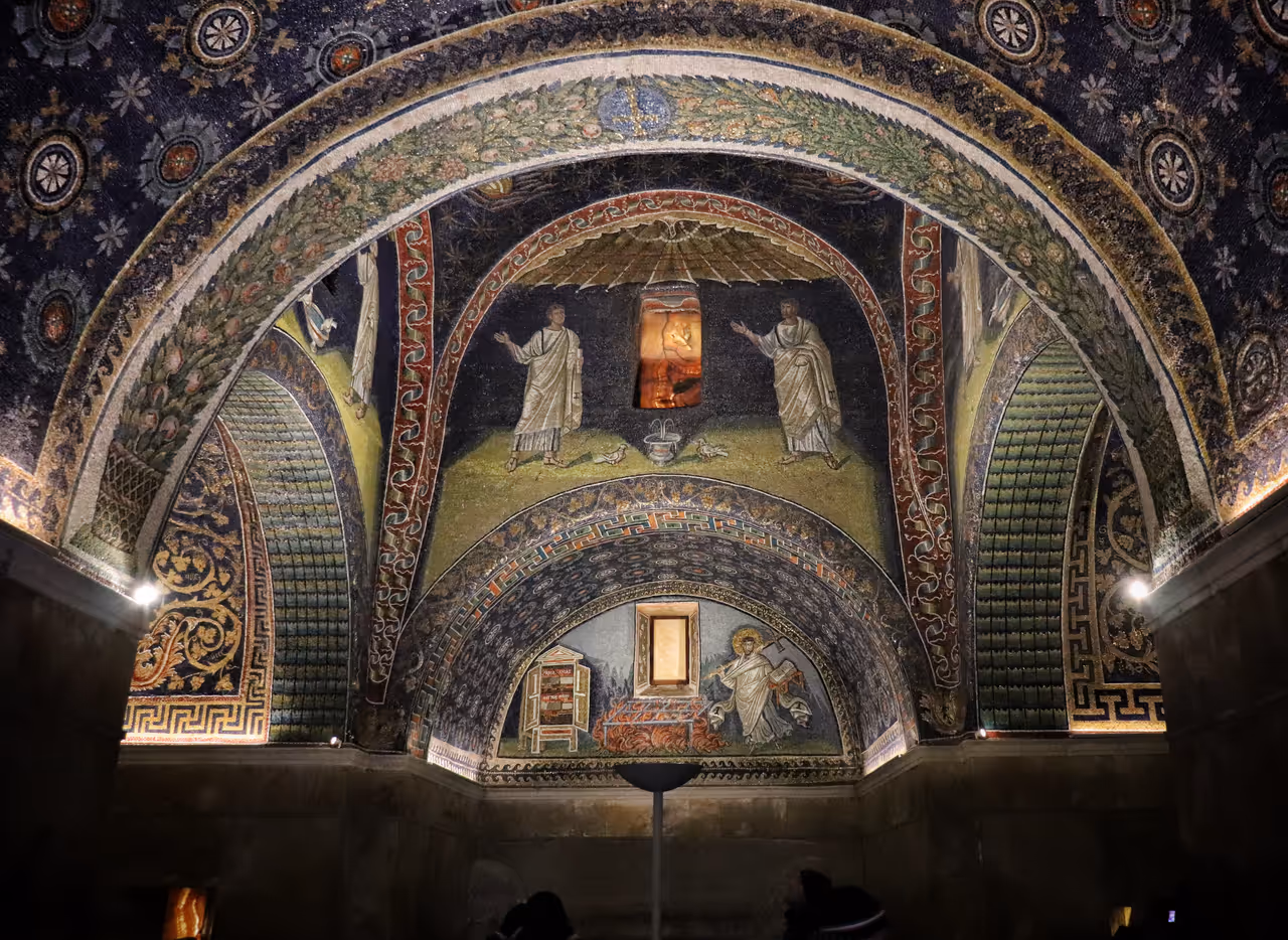 Mausoleum of galla placidia in Ravenna