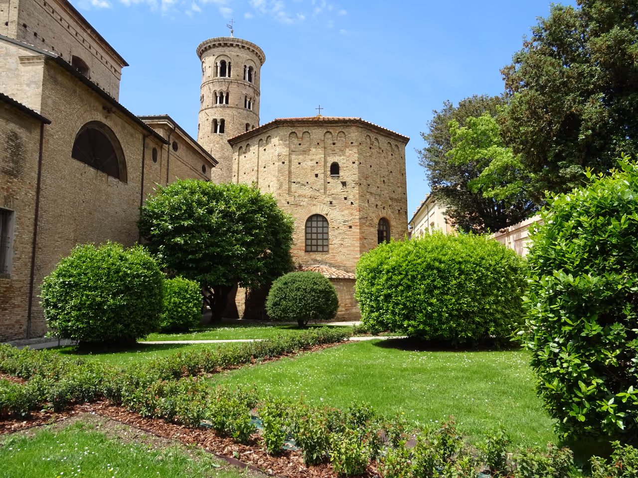 Mosaics of the neonian baptistery in Ravenna