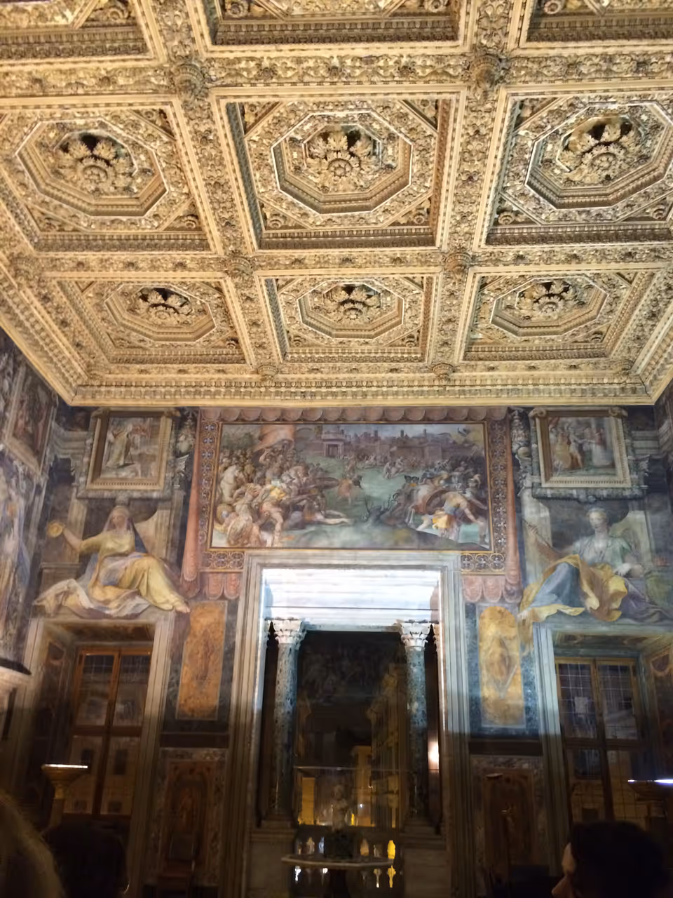 The ceiling of Farnese palace in Rome