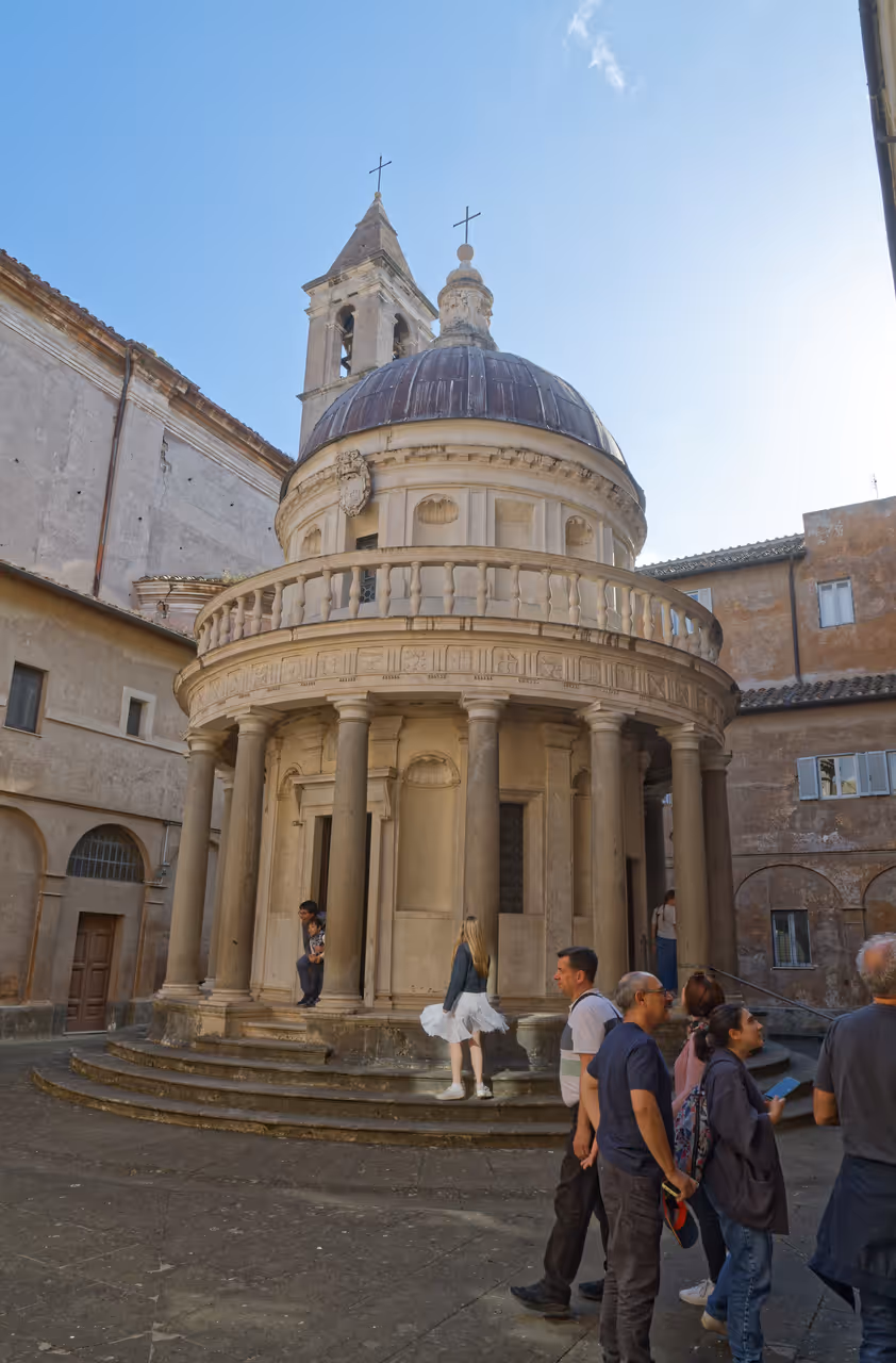 Tempietto of san pietro in Rome