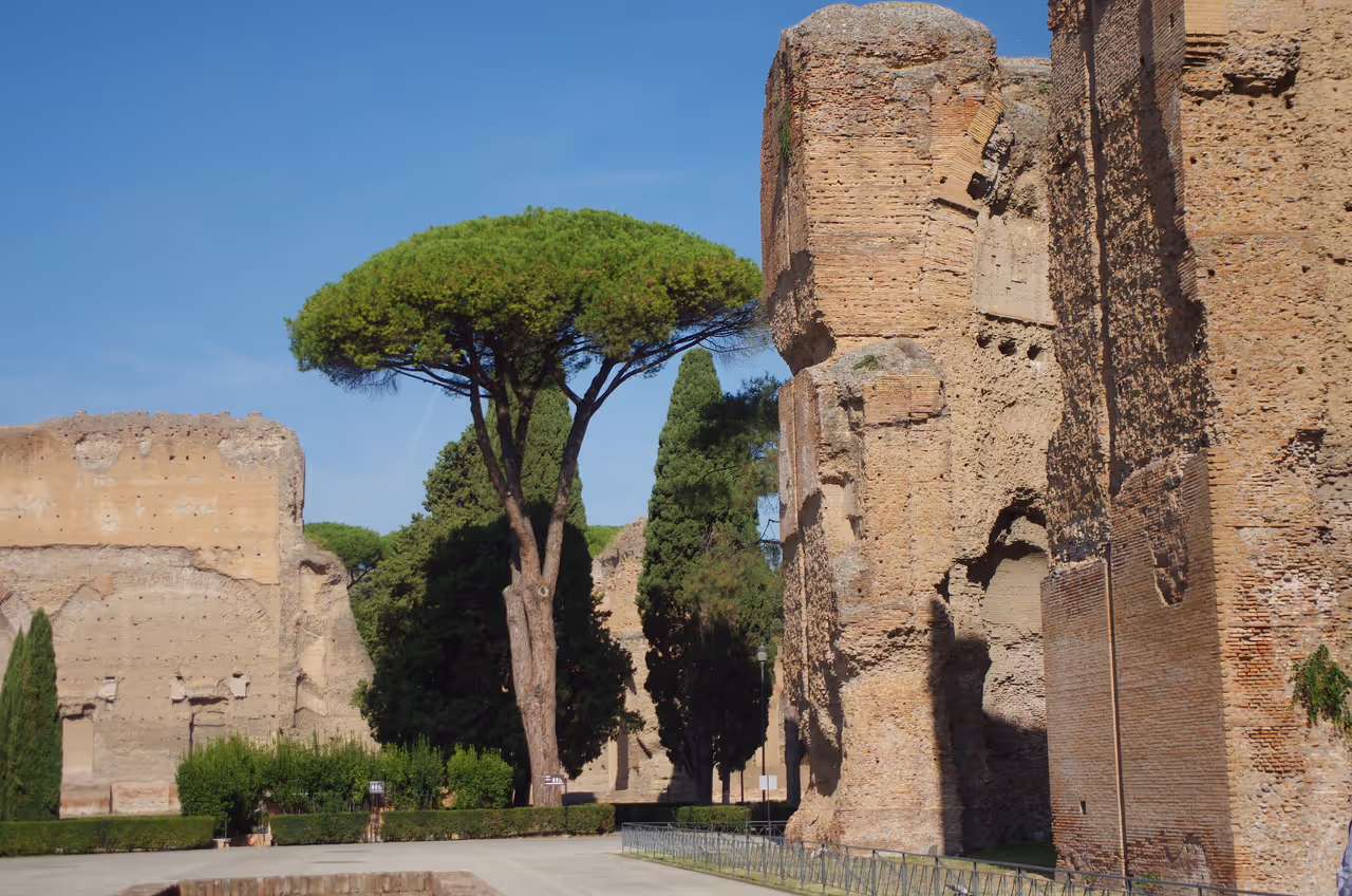 Baths of caracalla in Rome