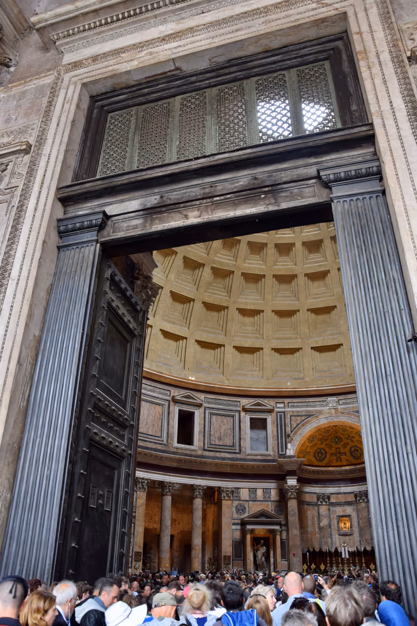 Doors of the Pantheon in Rome