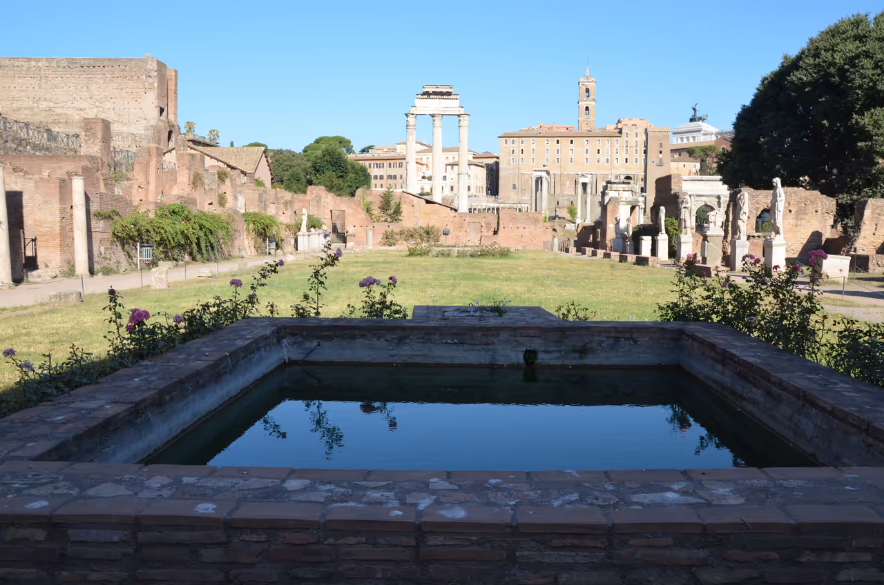 Roman forum in Rome