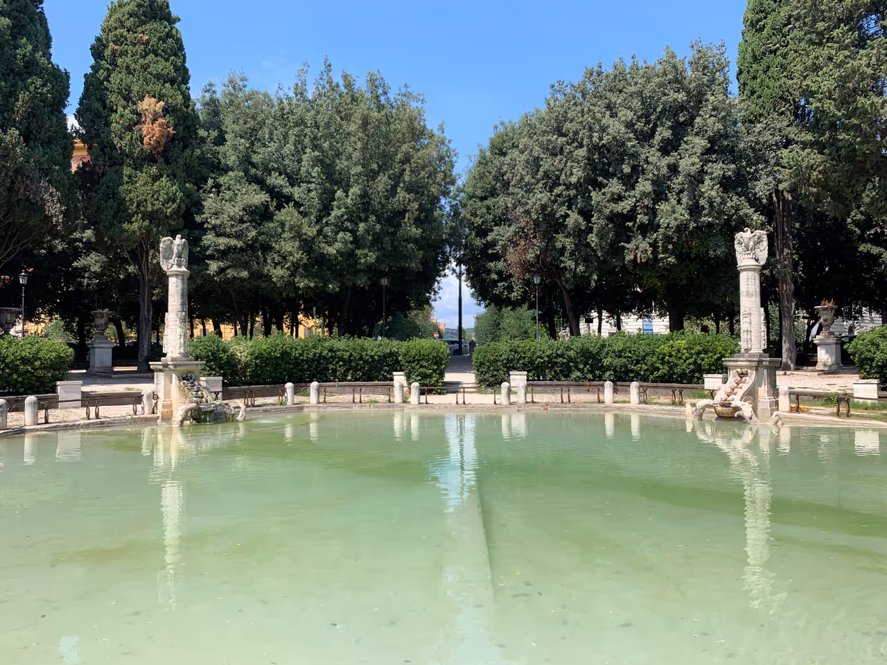 Fountain in the Piazza Giuseppe Mazzini, Rome