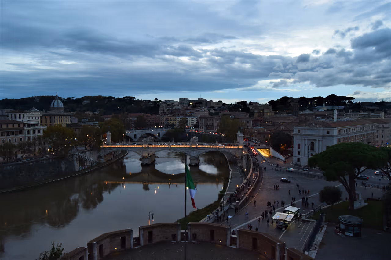 Castel Sant'Angelo and bridge in Rome
