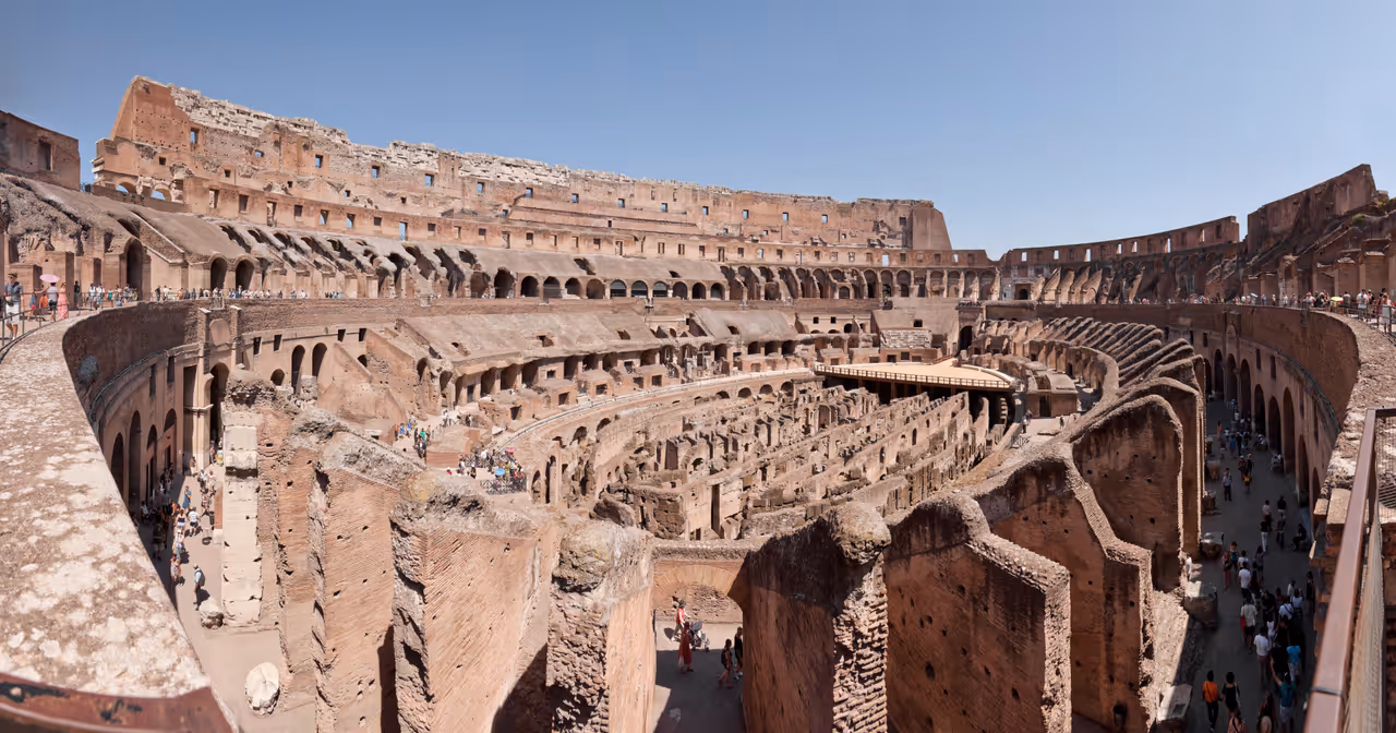 Inside the Rome Colosseum