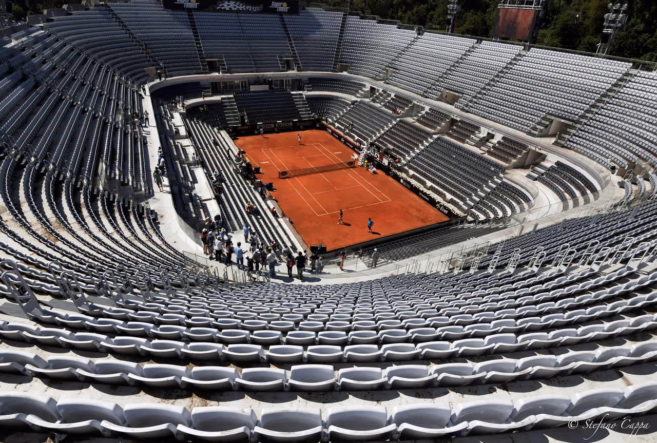 Italian open tennis tournament festival in Rome