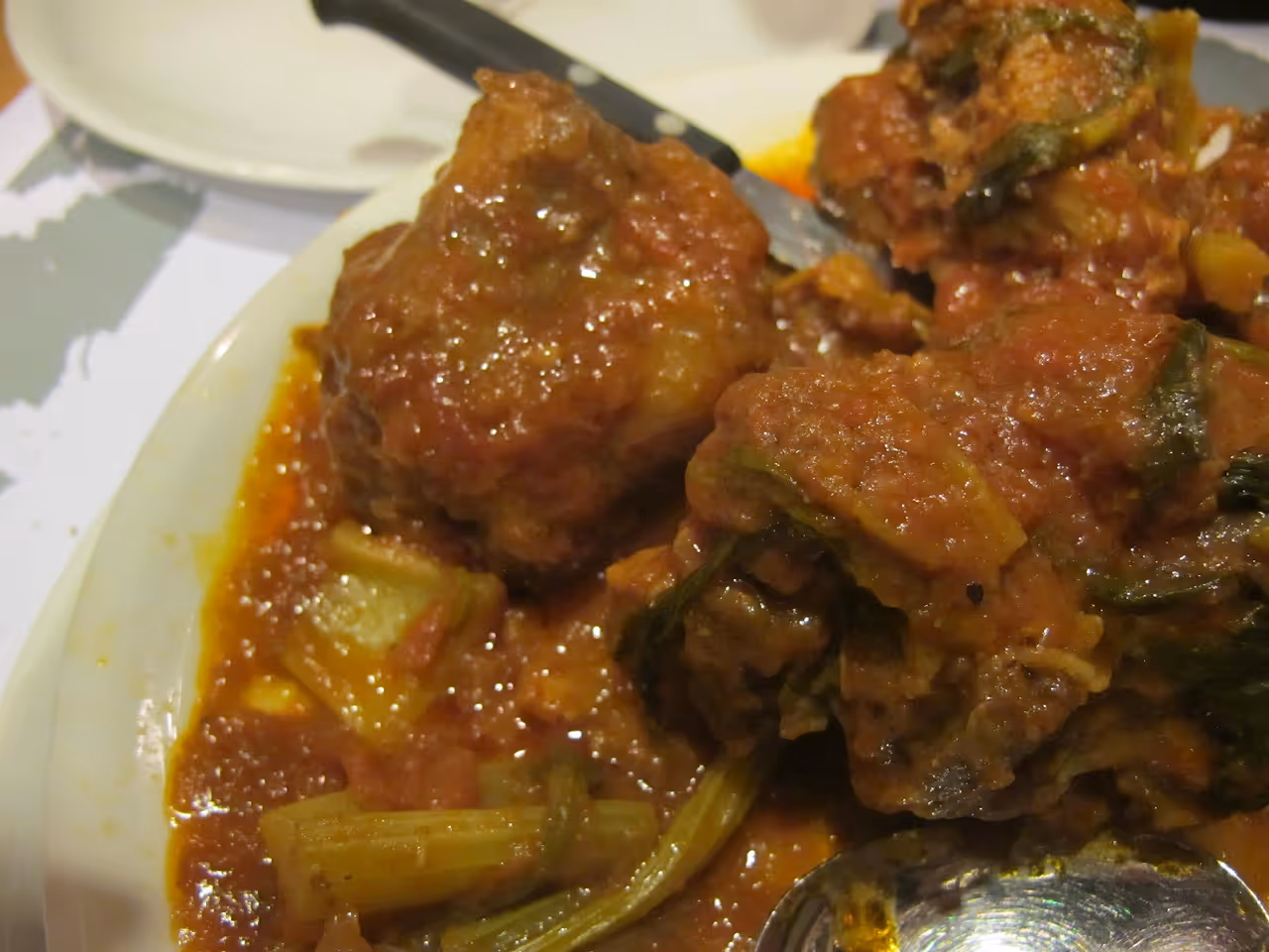 Oxtail stew food in Rome