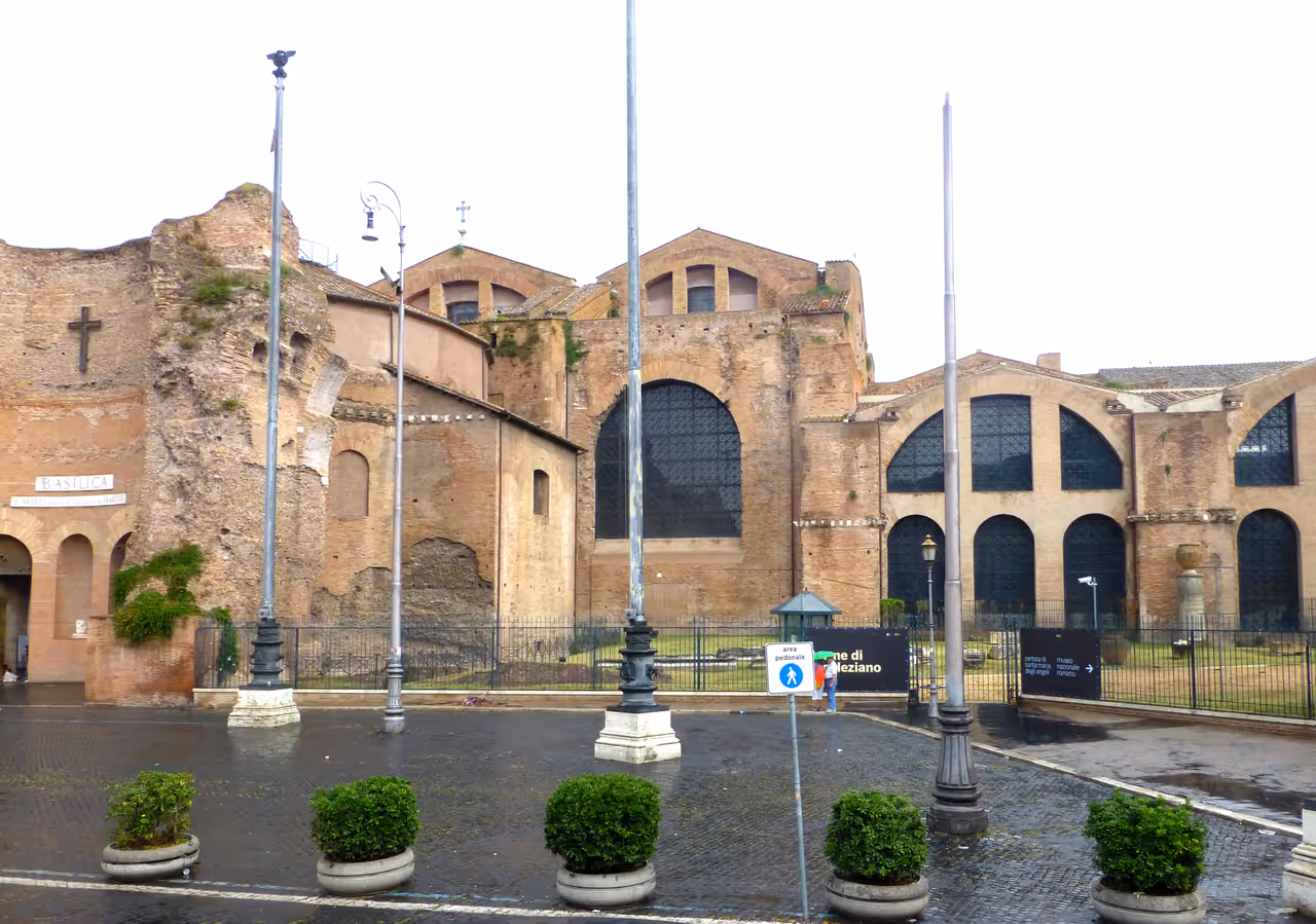 Baths of diocletian in Rome
