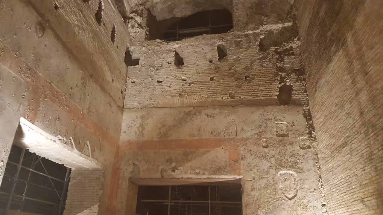 Nero's golden house in Rome