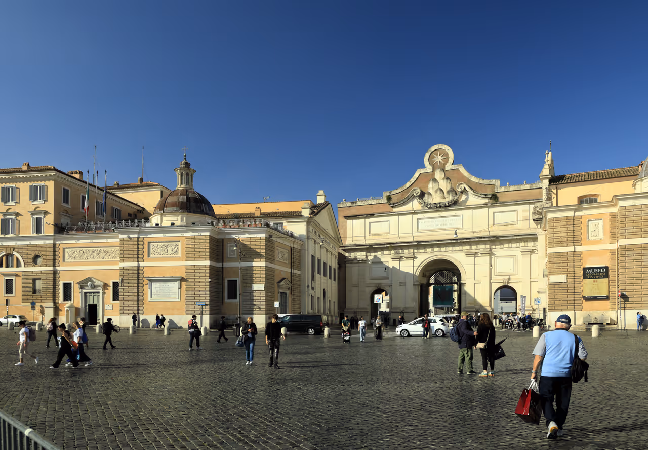 People's square in Rome