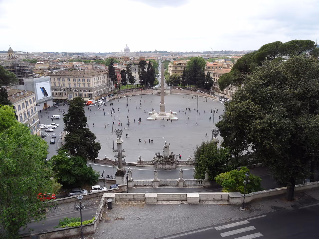 People's square in Rome