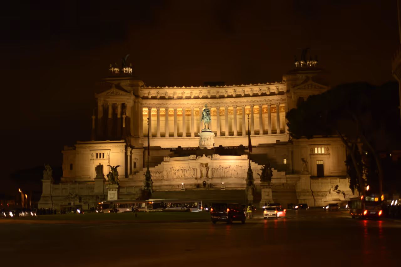 The vittoriano monument in Rome