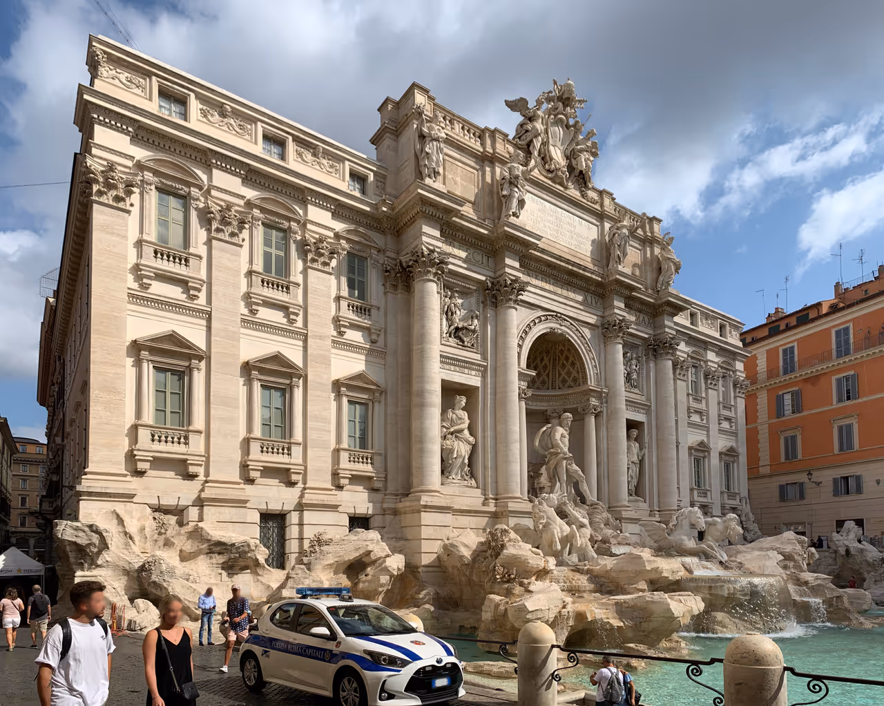 Trevi fountain in Rome