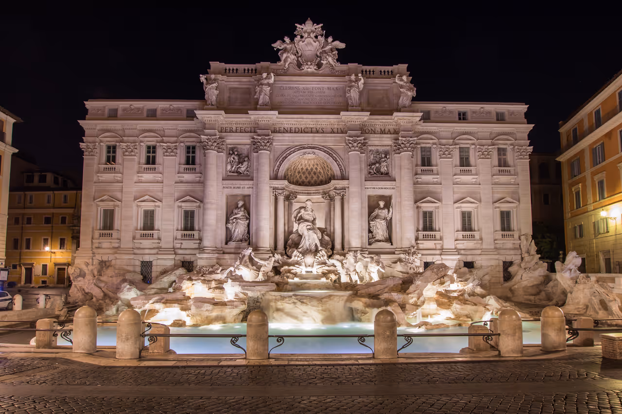 Trevi fountain in Rome