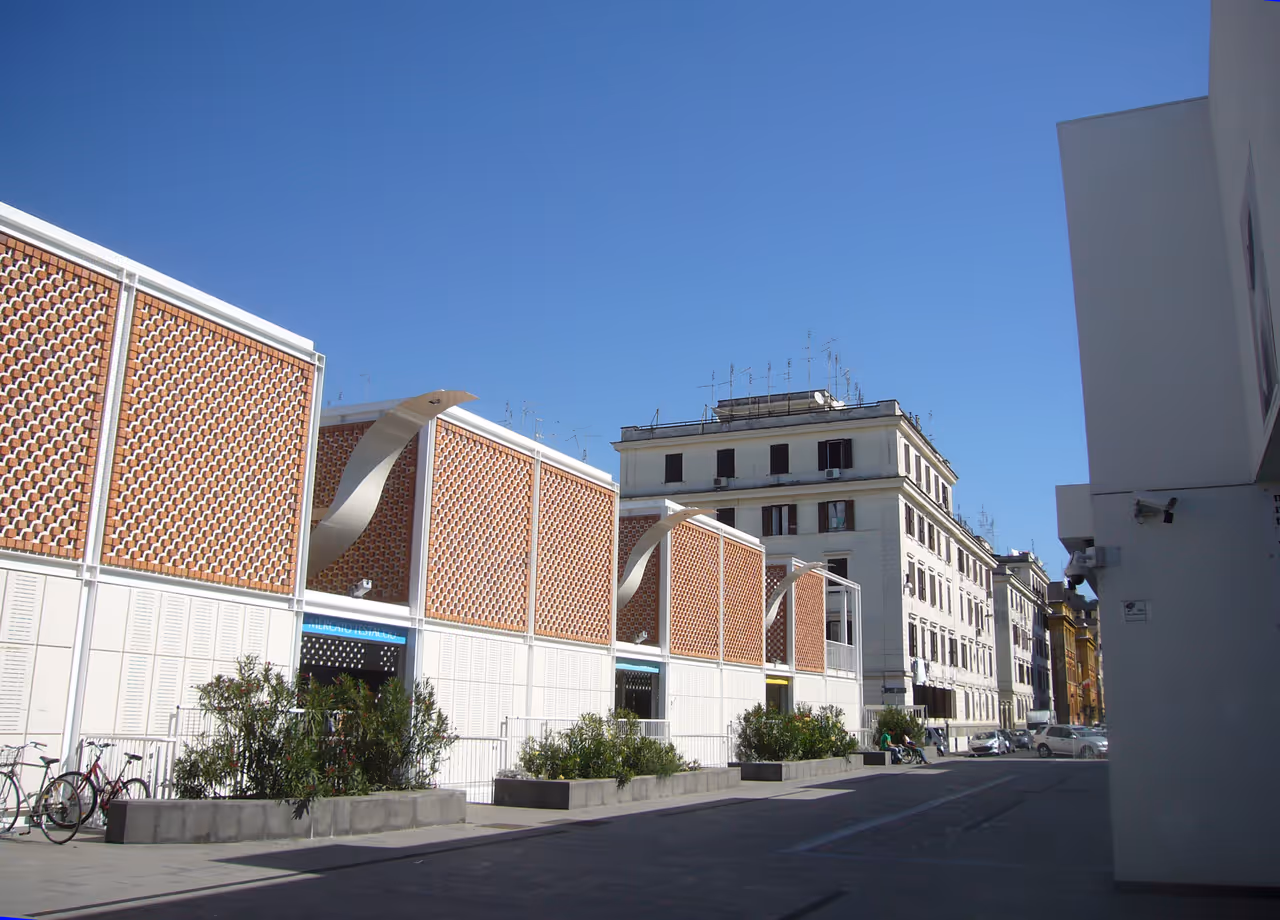 Testaccio market market in Rome