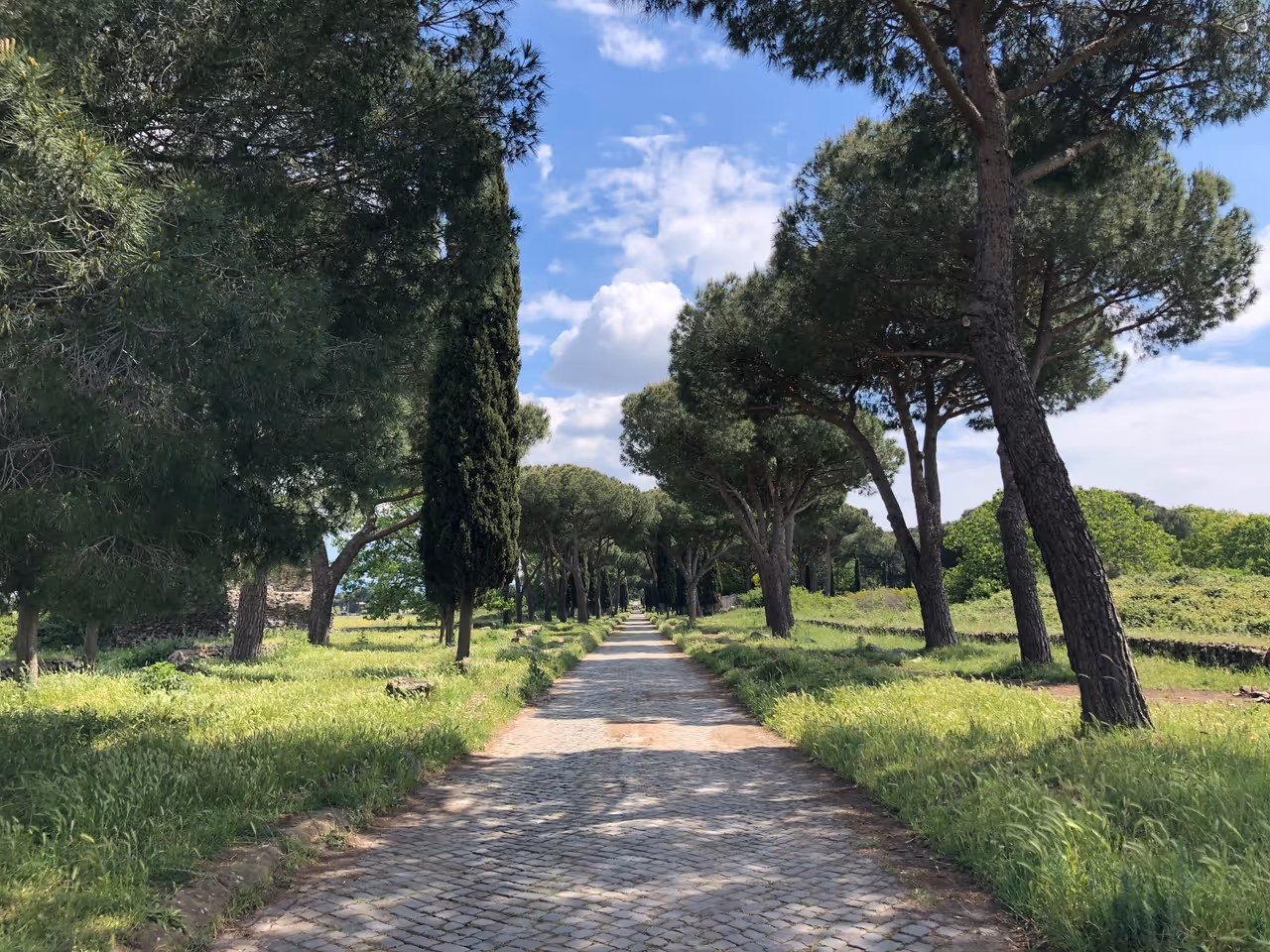 Appian way regional park in Rome