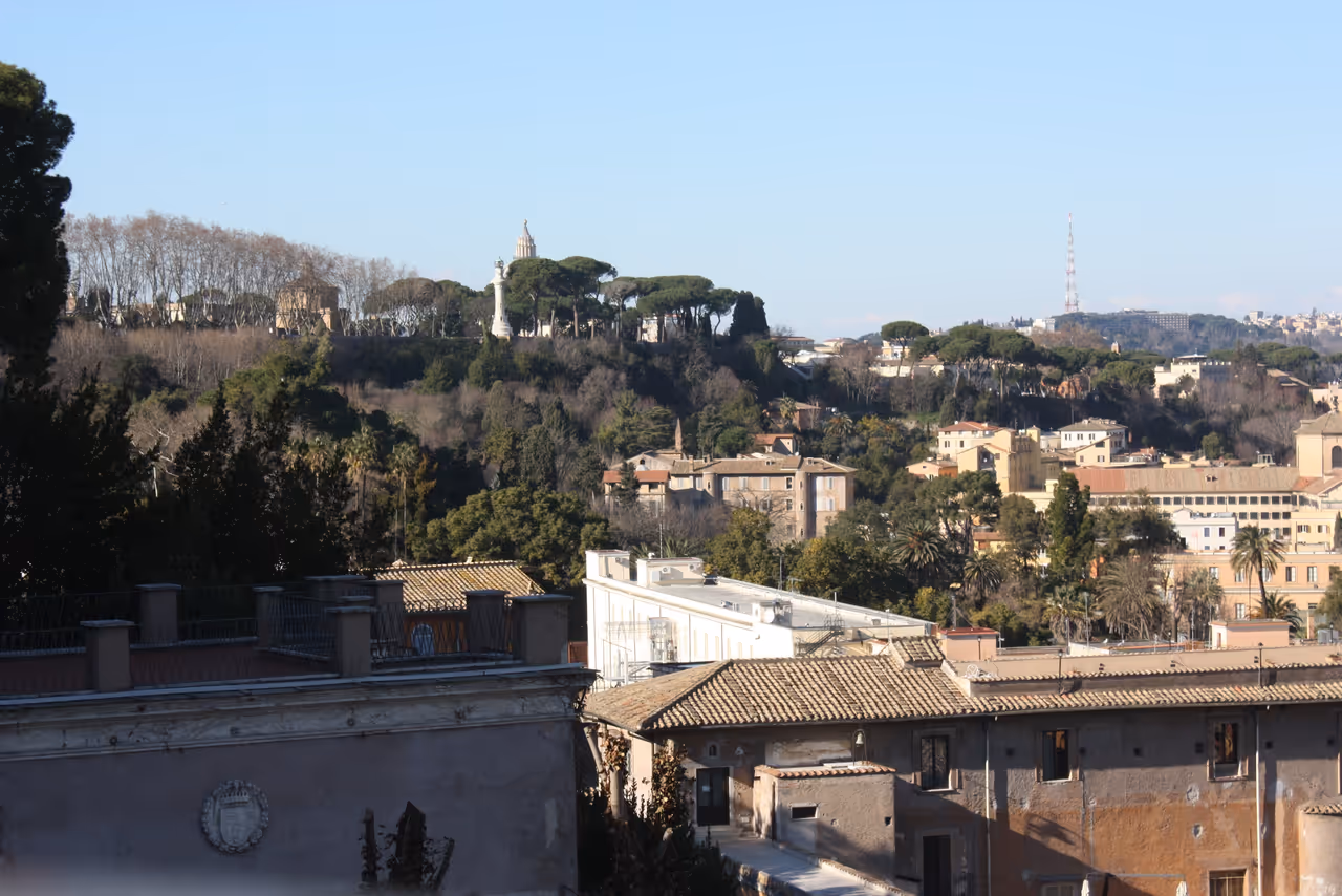 Janiculum hill in Rome