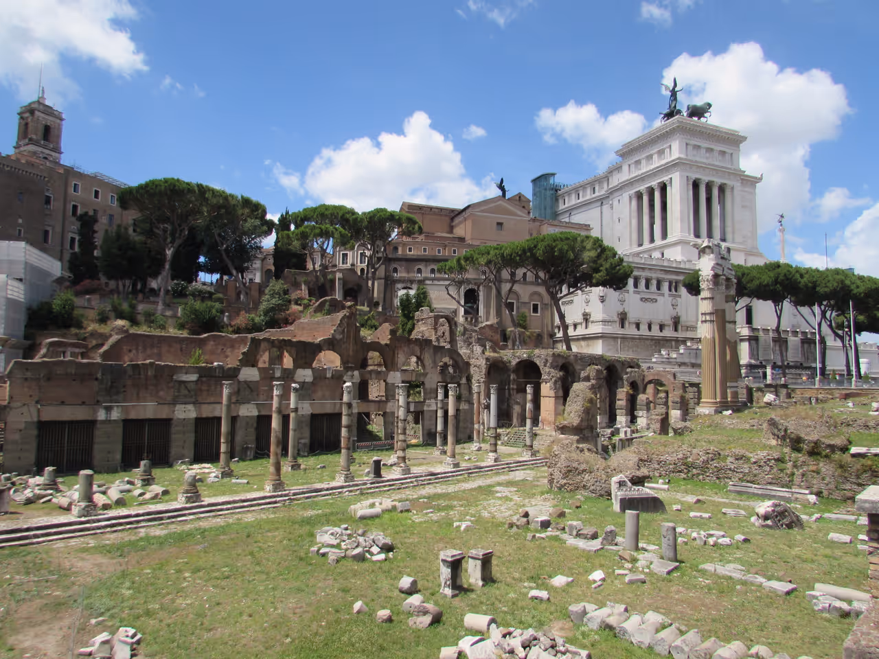 Colosseum from via dei fori imperiali in Rome