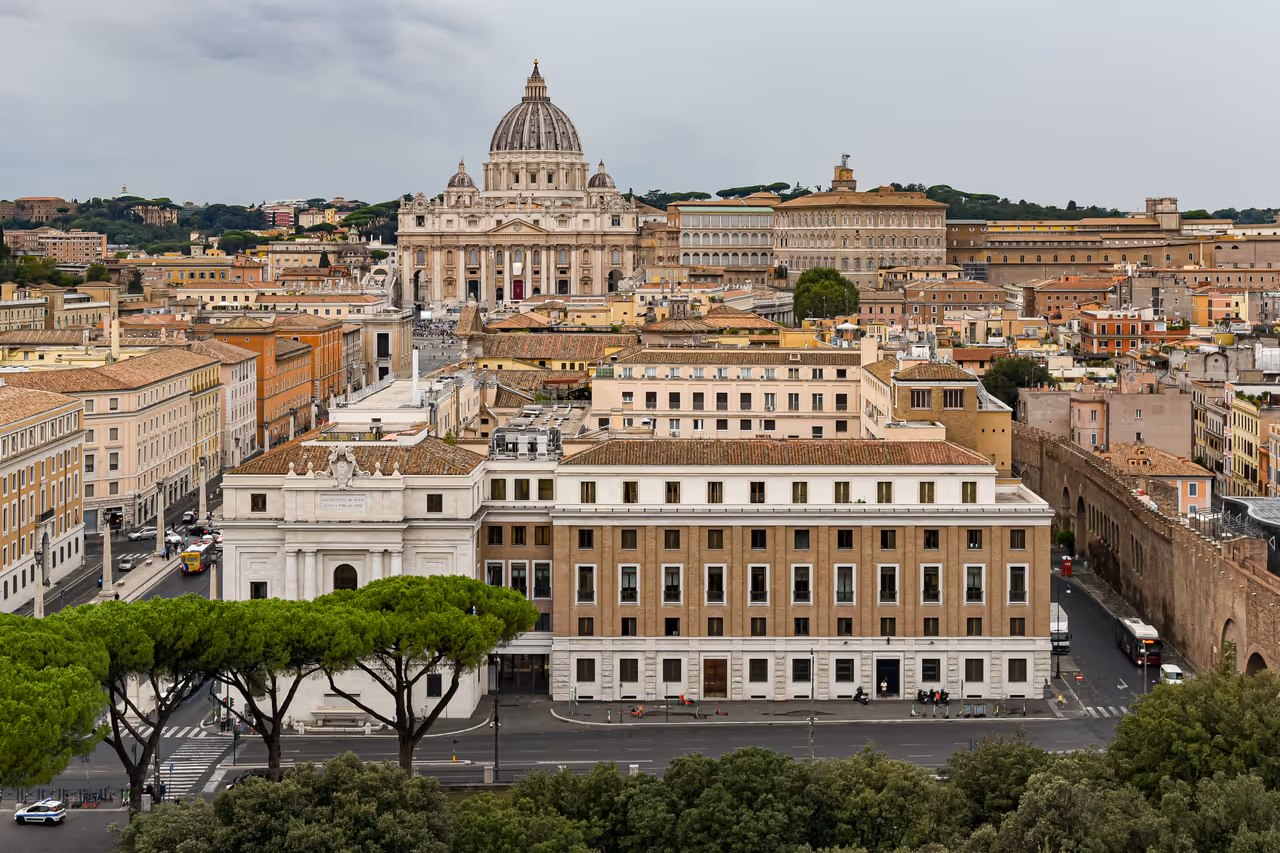 St. peter's dome in Rome