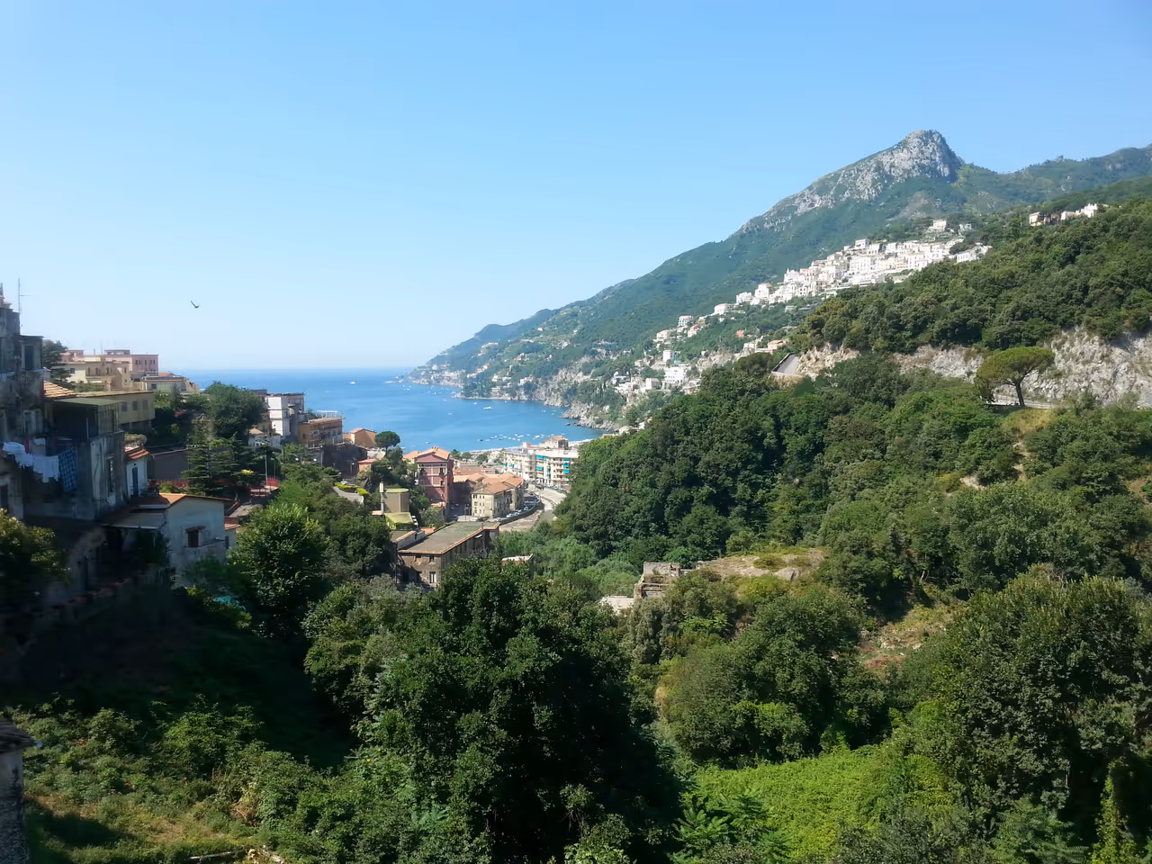 Salerno bay from Vietri Sul Nare