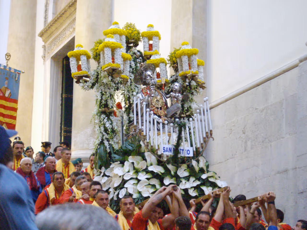 Feast of saint matthew festival in Salerno