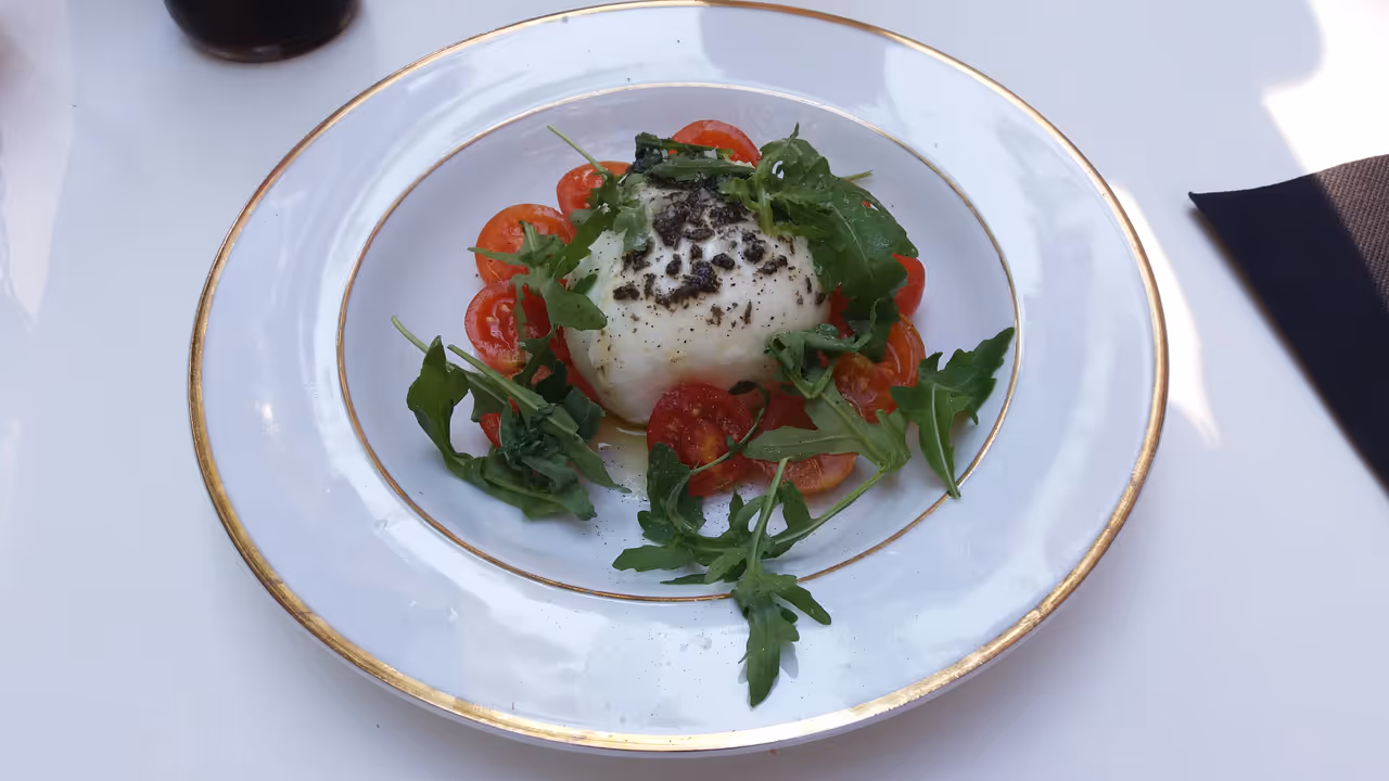 Buffalo mozzarella food in Salerno