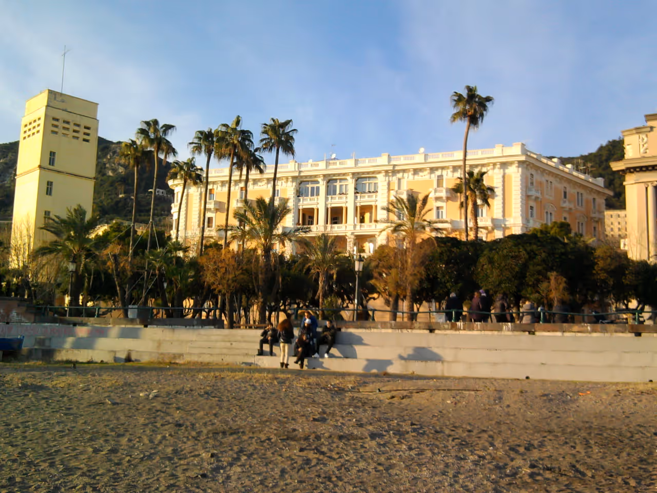 Trieste promenade in Salerno