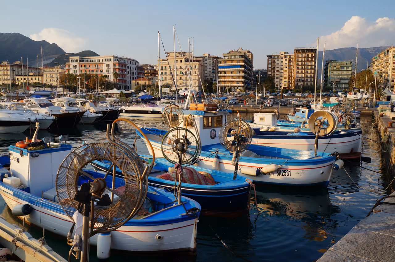 Trieste promenade in Salerno
