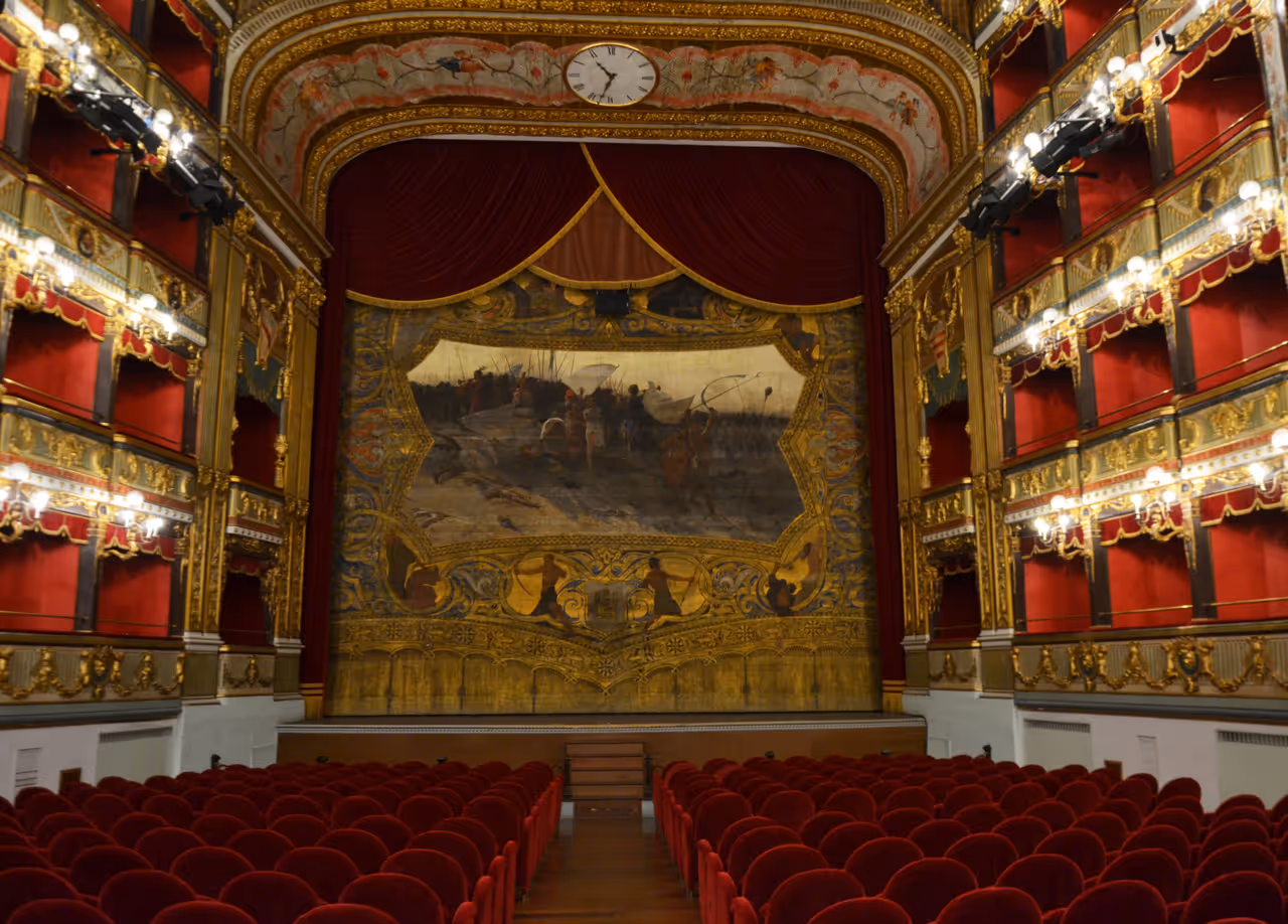 Verdi theatre in Salerno