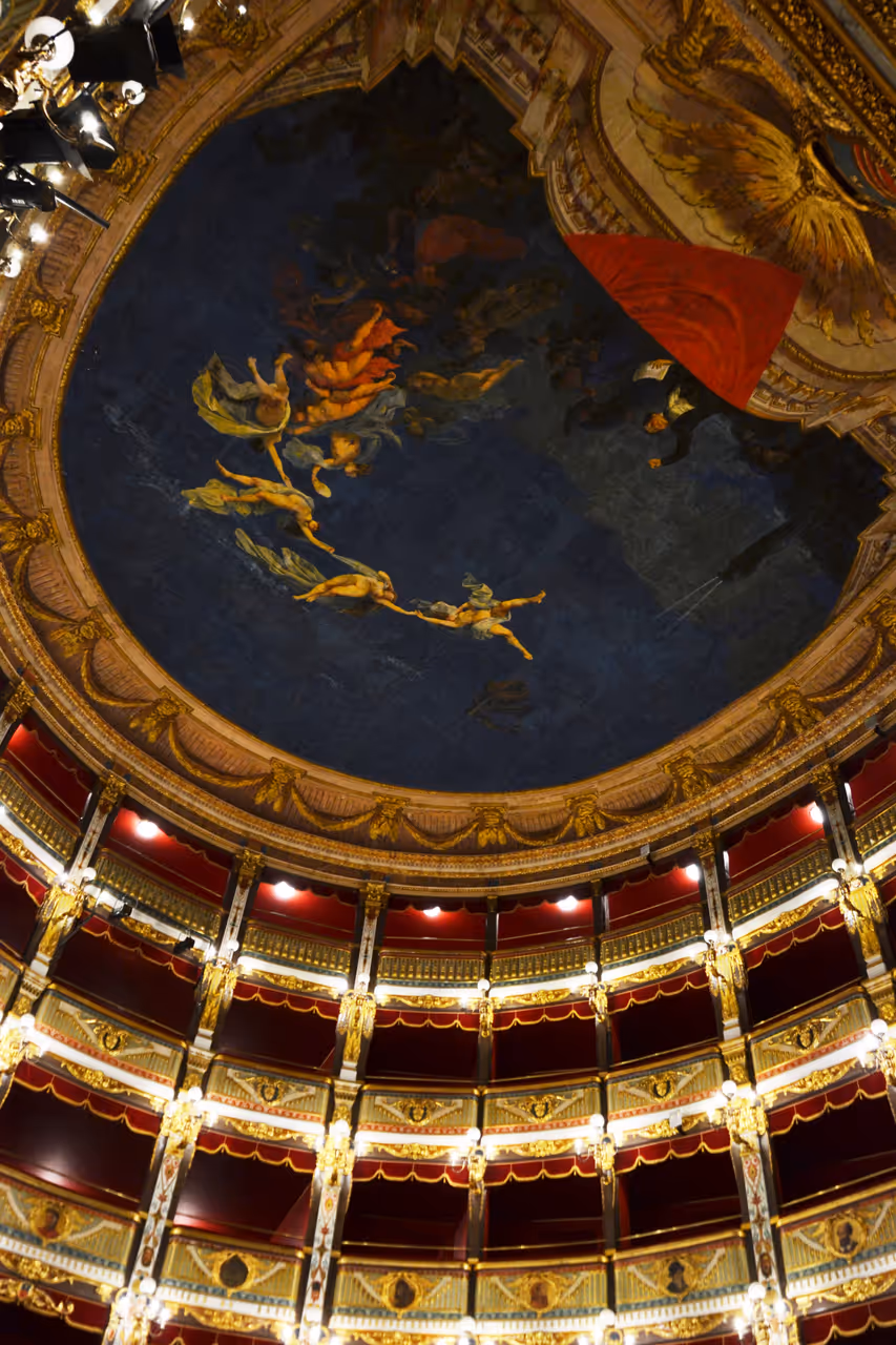 Verdi theatre in Salerno