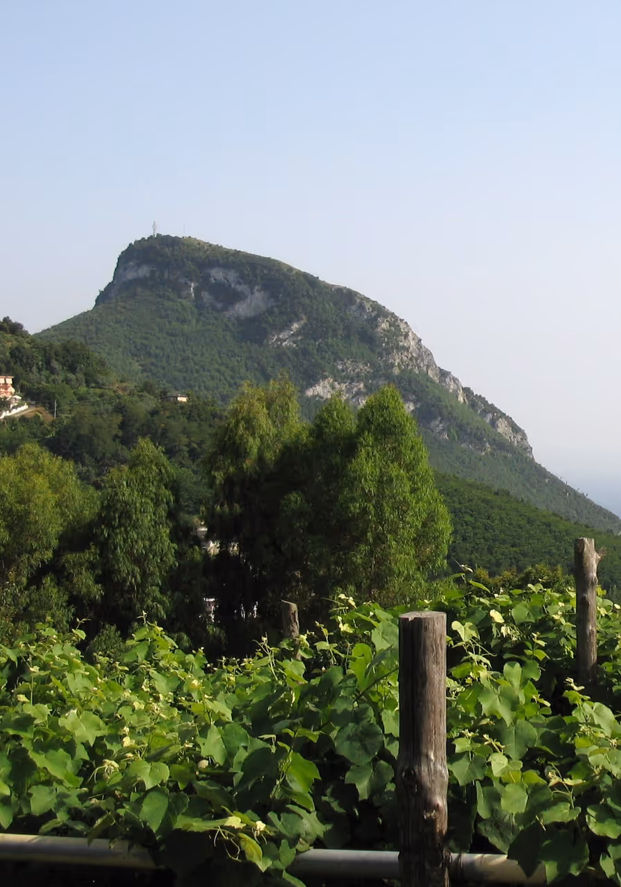 View from Mount san liberatore in Salerno
