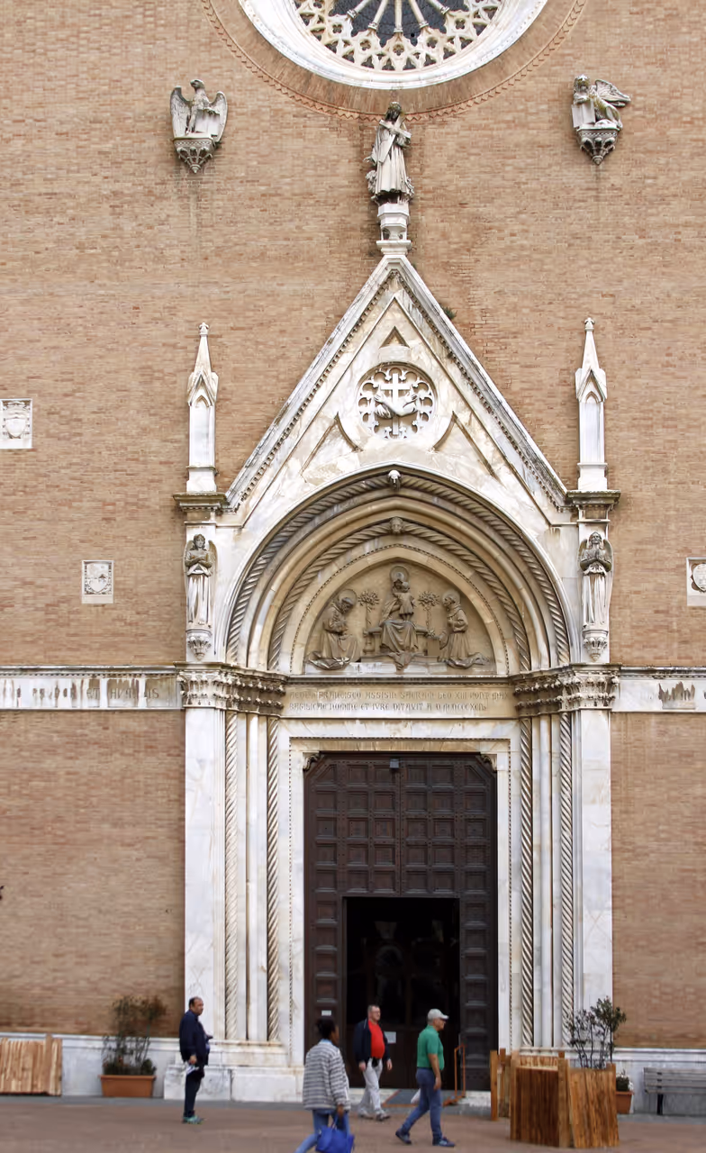 Basilica of saint francis in Siena