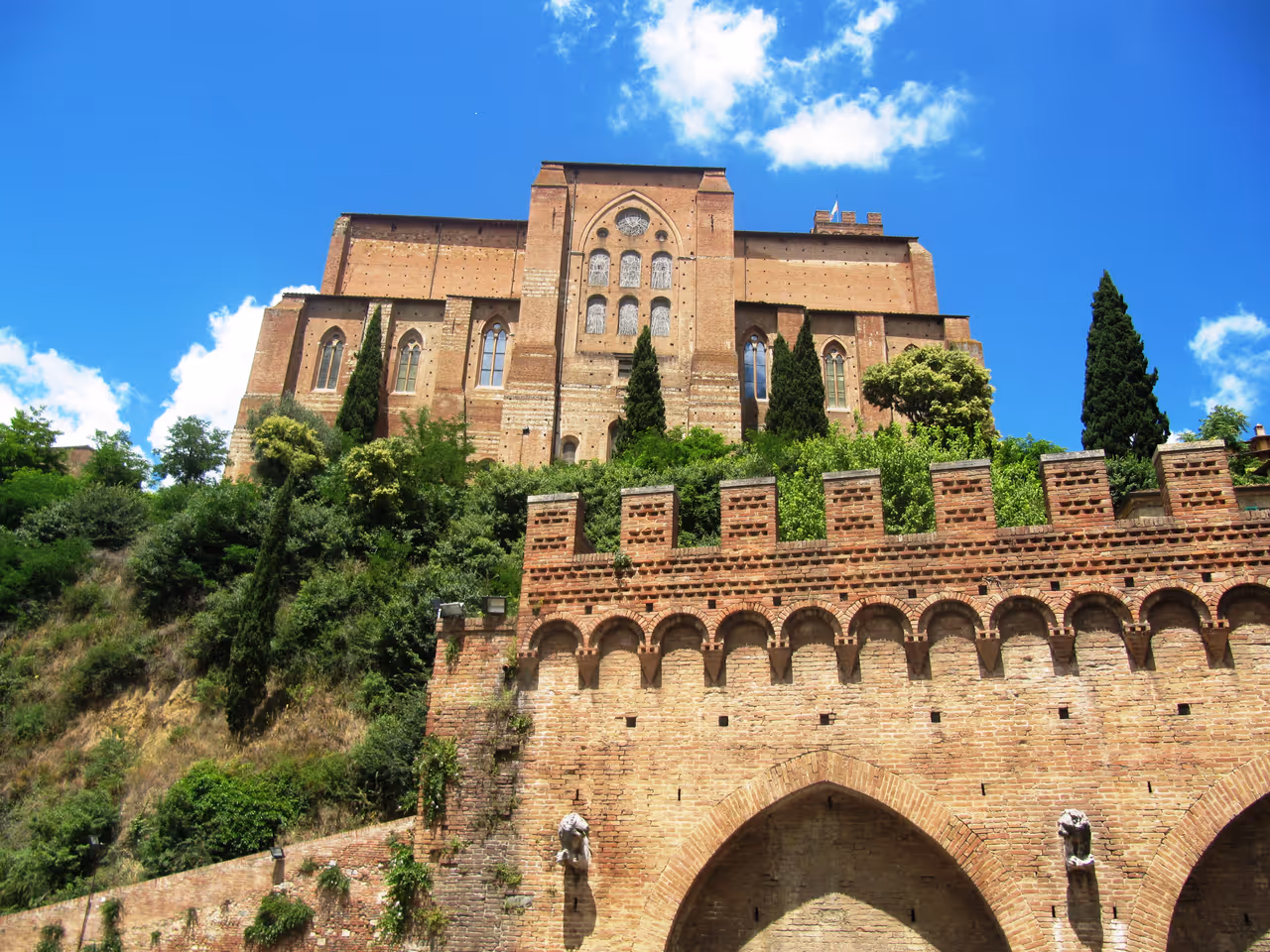 Branda fountain in Siena