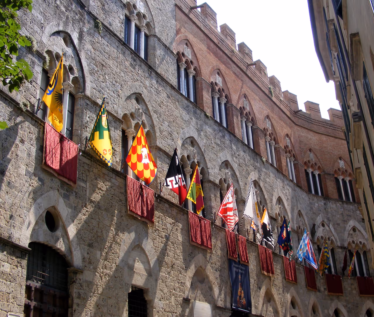 Chigi-saracini palace in Siena