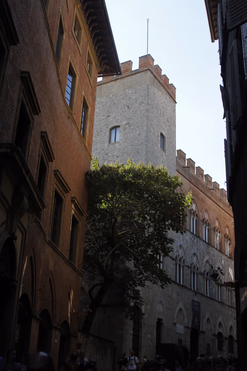 Chigi-saracini palace in Siena