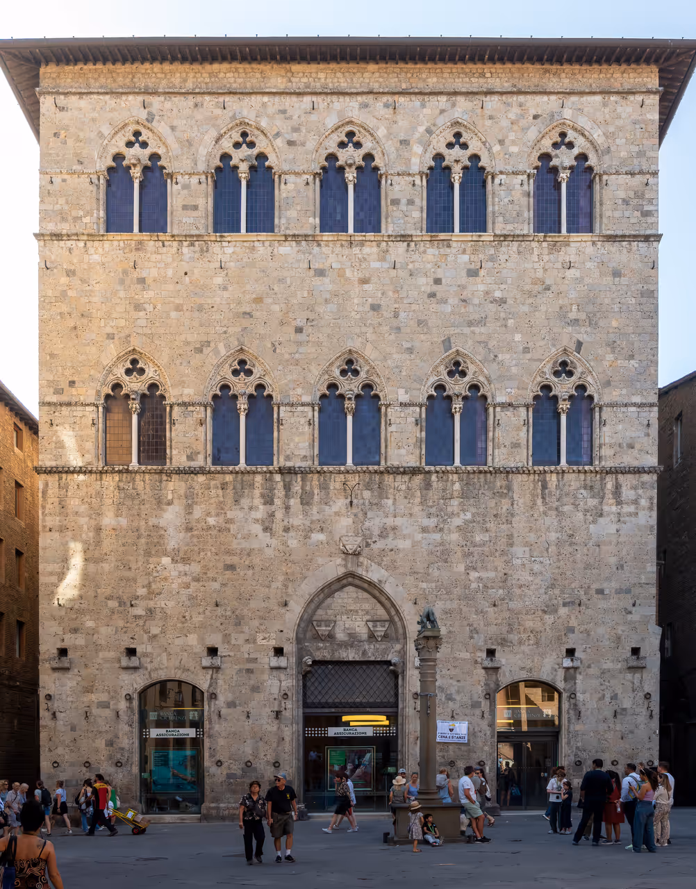 Tolomei palace in Siena