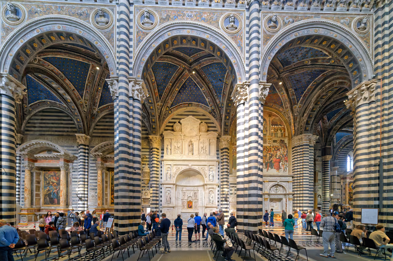 Inside the Cathedral of Siena