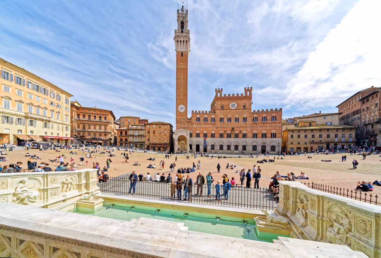 The Piazza del Campo in Siena