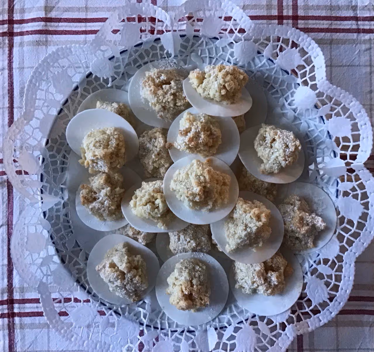 Almond paste cookies food in Siena