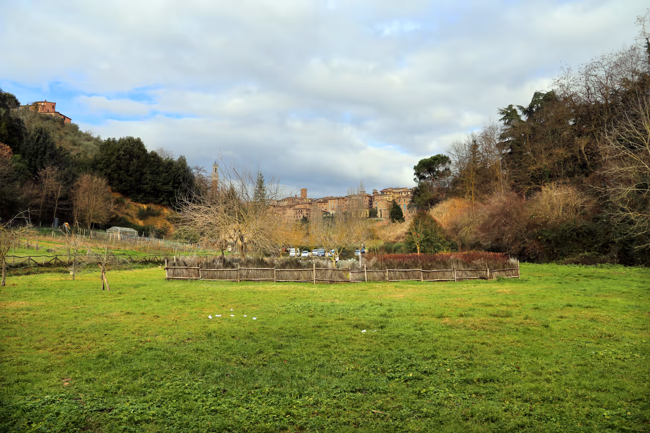 Pecci garden free activity in Siena