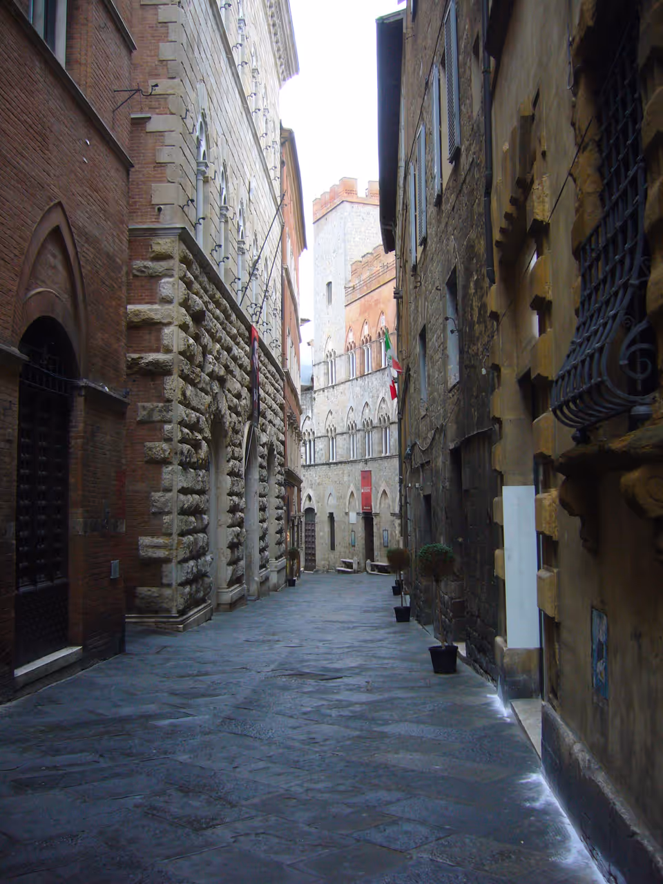 Window shopping on via di città free activity in Siena